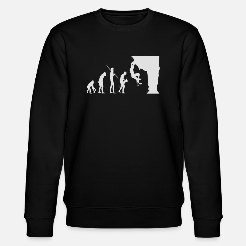 Climbing Evolution - Sweat bio CHANGER Stanley/Stella Unisexe - noir