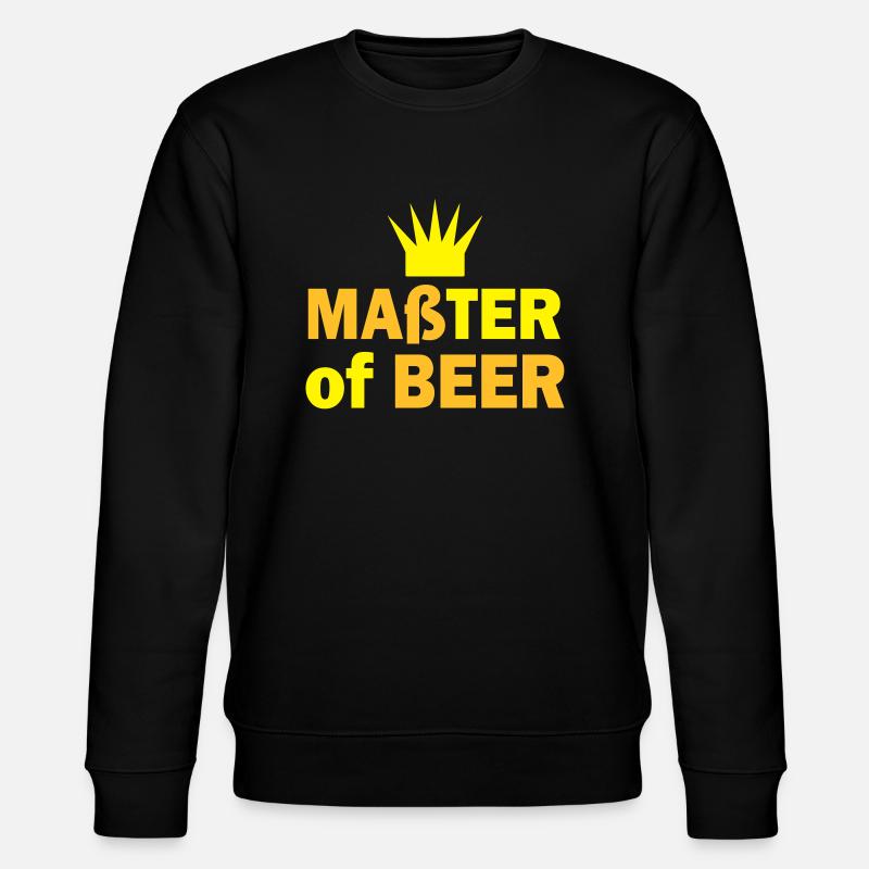maß bier - Stanley/Stella Unisex Bio-Sweatshirt CHANGER  - Schwarz