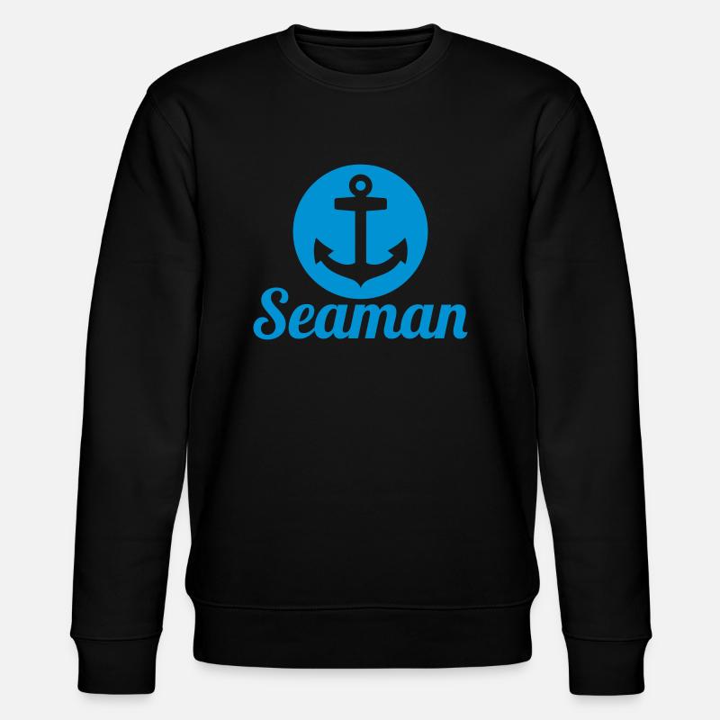 Seemann - Stanley/Stella Unisex Bio-Sweatshirt CHANGER  - Schwarz