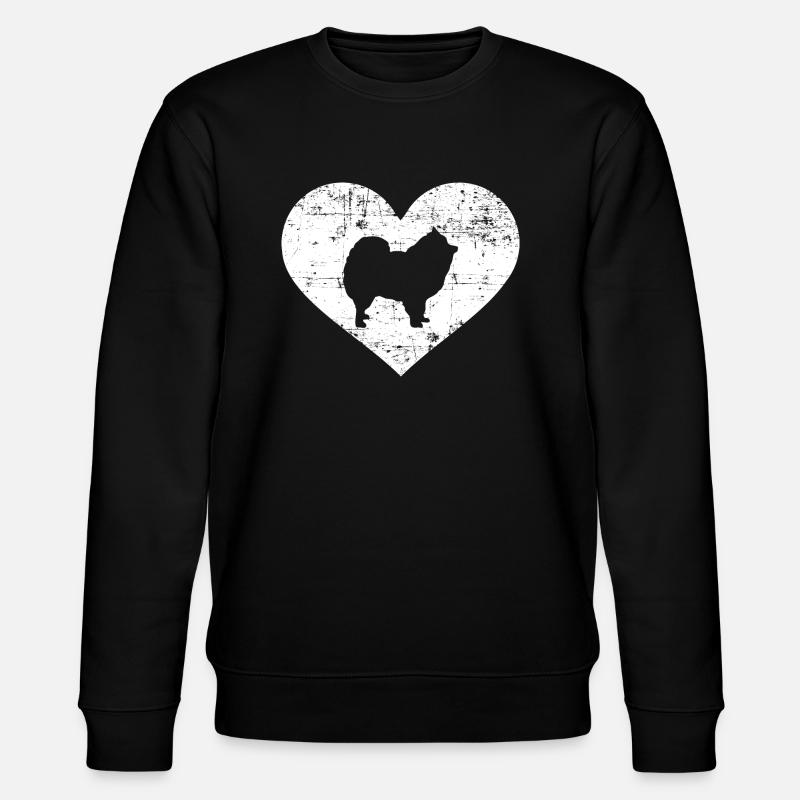 Pomeranian - Stanley/Stella CHANGER Unisex Organic Sweatshirt - black
