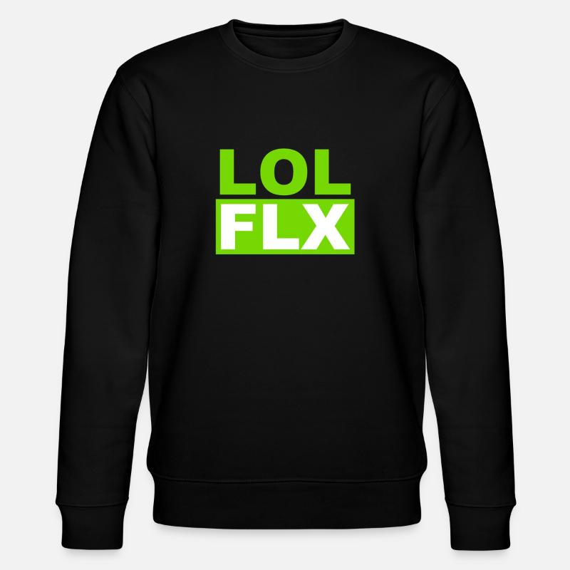 LOL FLX - Stanley/Stella Unisex Bio-Sweatshirt CHANGER  - Schwarz