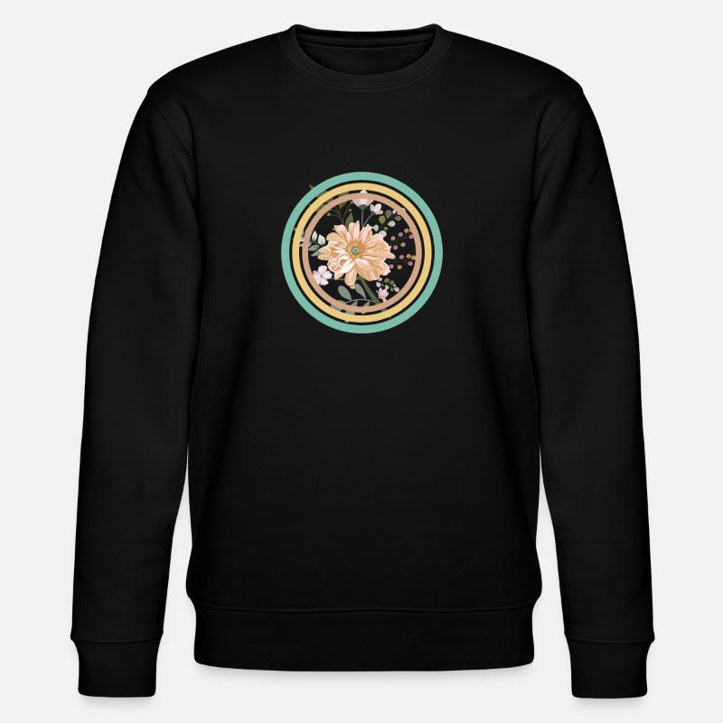 Blumenring - Stanley/Stella Unisex Bio-Sweatshirt CHANGER  - Schwarz