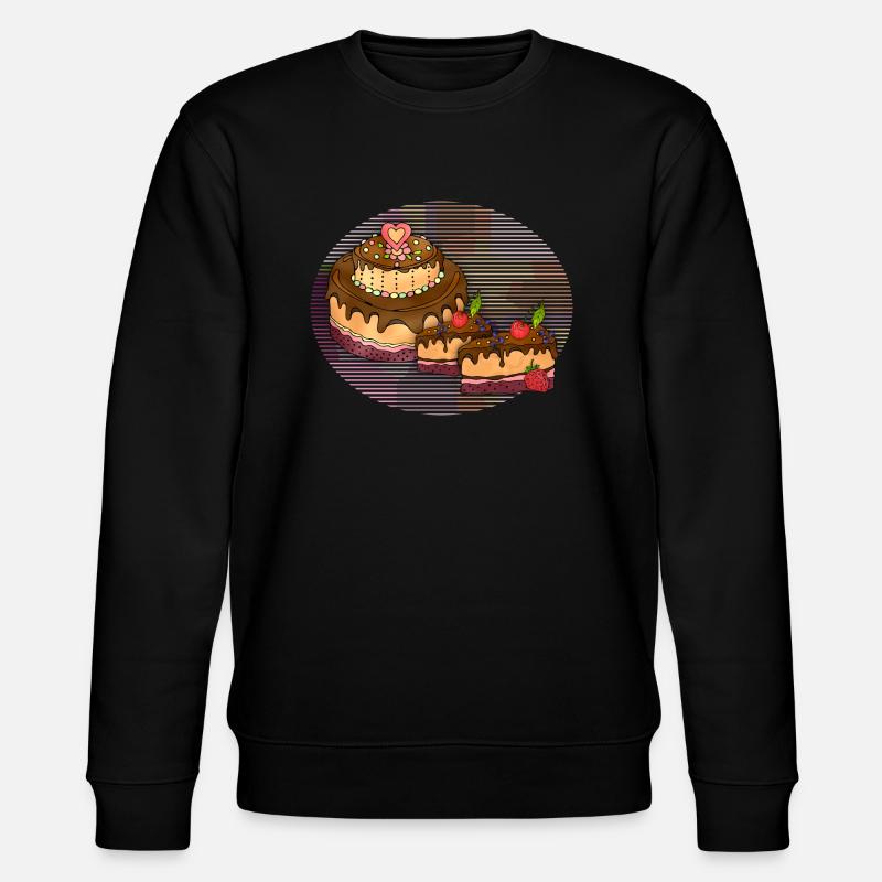 Kuchen - Stanley/Stella Unisex Bio-Sweatshirt CHANGER  - Schwarz