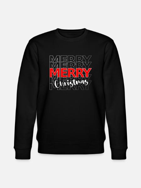 Merry Christmas - Christmas atmosphere - Stanley/Stella CHANGER Unisex Organic Sweatshirt - black