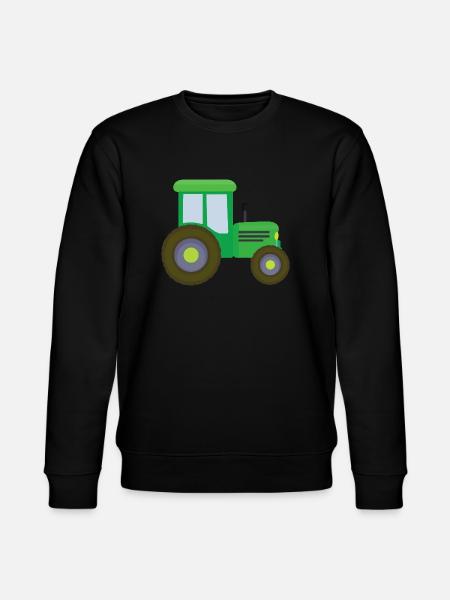 Traktor Kinder Geschenkidee - Stanley/Stella Unisex Bio-Sweatshirt CHANGER - Schwarz