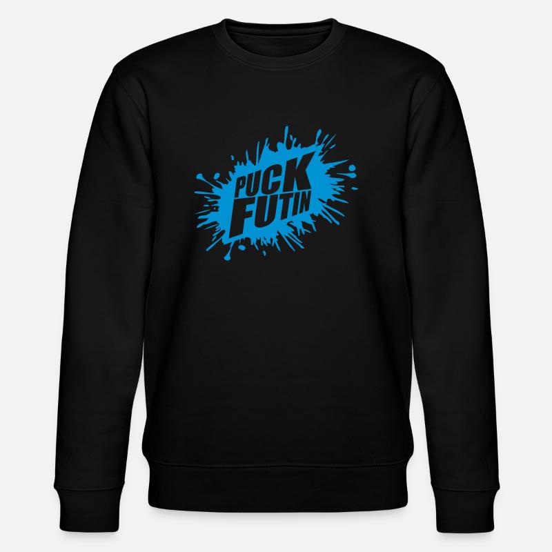 Conception du logo Puck Futin - Sweat bio CHANGER Stanley/Stella Unisexe - noir