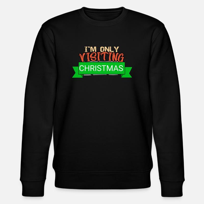 Passing by Christmas - Christmas - Sweat bio CHANGER Stanley/Stella Unisexe - noir
