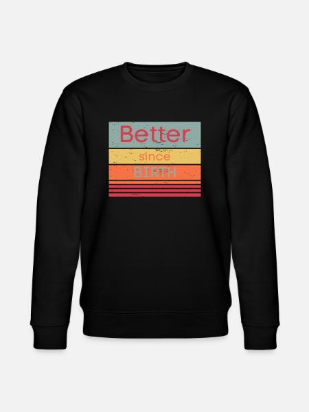 Just better - Stanley/Stella Unisex Bio-Sweatshirt CHANGER  - Schwarz
