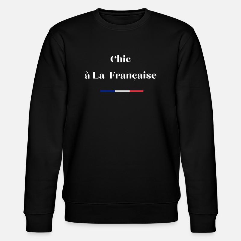 Chic à la française - Sweat bio CHANGER Stanley/Stella Unisexe - noir