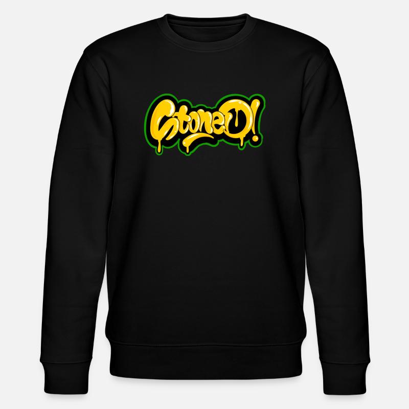 Stoned - Stanley/Stella Unisex Bio-Sweatshirt CHANGER  - Schwarz