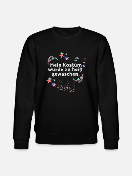 Kostüm, karneval,kein Kostüm, Konfetti - Stanley/Stella Unisex Bio-Sweatshirt CHANGER - Schwarz