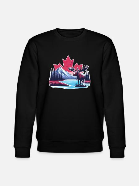 Canada 22 - Stanley/Stella CHANGER Unisex Organic Sweatshirt - black