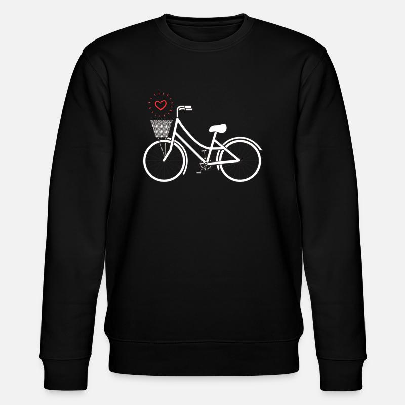 Vélo rétro - Sweat bio CHANGER Stanley/Stella Unisexe - noir