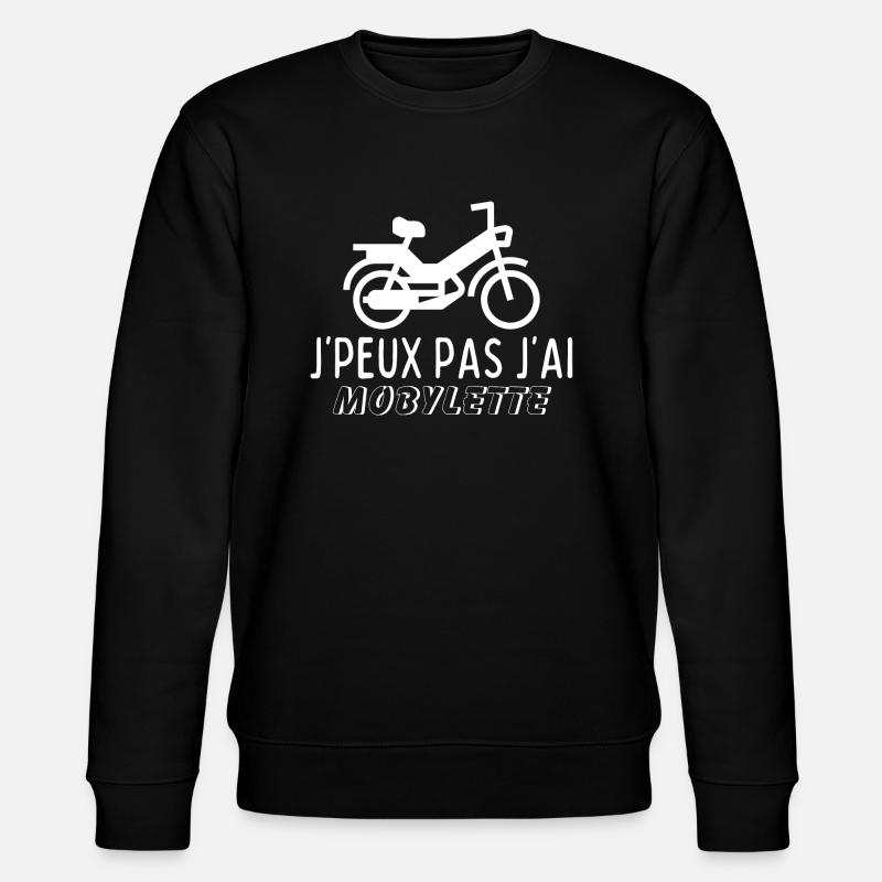 J'peux Pas J'ai Mobylette - Sweat bio CHANGER Stanley/Stella Unisexe - noir