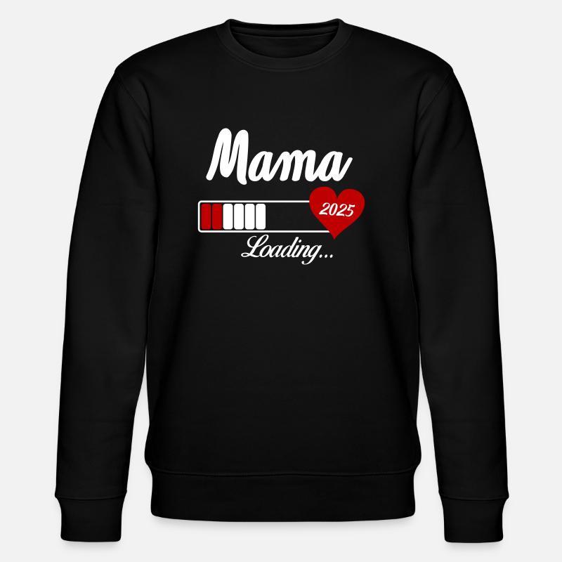 mama loading 2025 - Stanley/Stella Unisex Bio-Sweatshirt CHANGER  - Schwarz