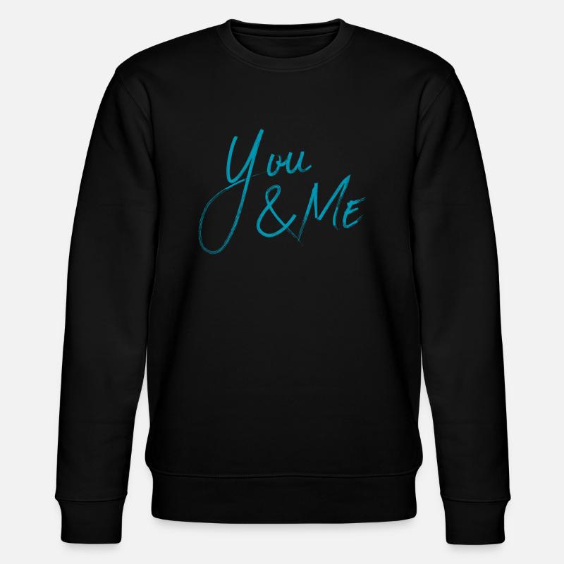 YOU & ME - Stanley/Stella Unisex Bio-Sweatshirt CHANGER  - Schwarz
