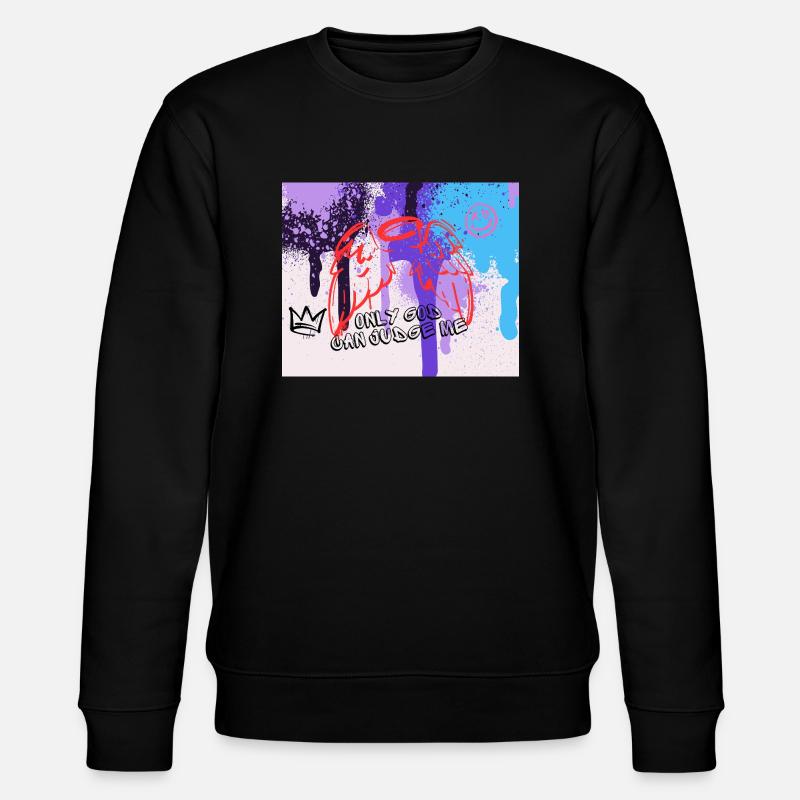 Devine Graffiti - Stanley/Stella Unisex Bio-Sweatshirt CHANGER  - Schwarz