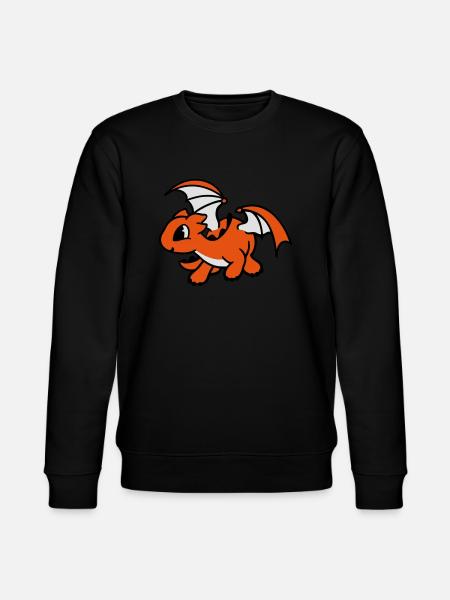 Drache - Stanley/Stella Unisex Bio-Sweatshirt CHANGER - Schwarz