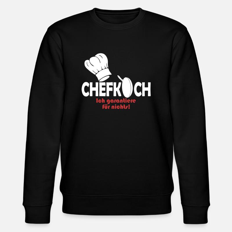 chef - Stanley/Stella CHANGER Unisex Organic Sweatshirt - black