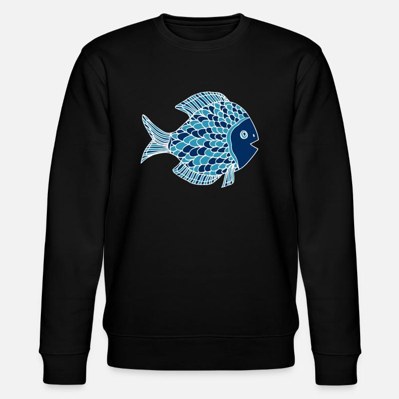 Poisson Bleu - Sweat bio CHANGER Stanley/Stella Unisexe - noir