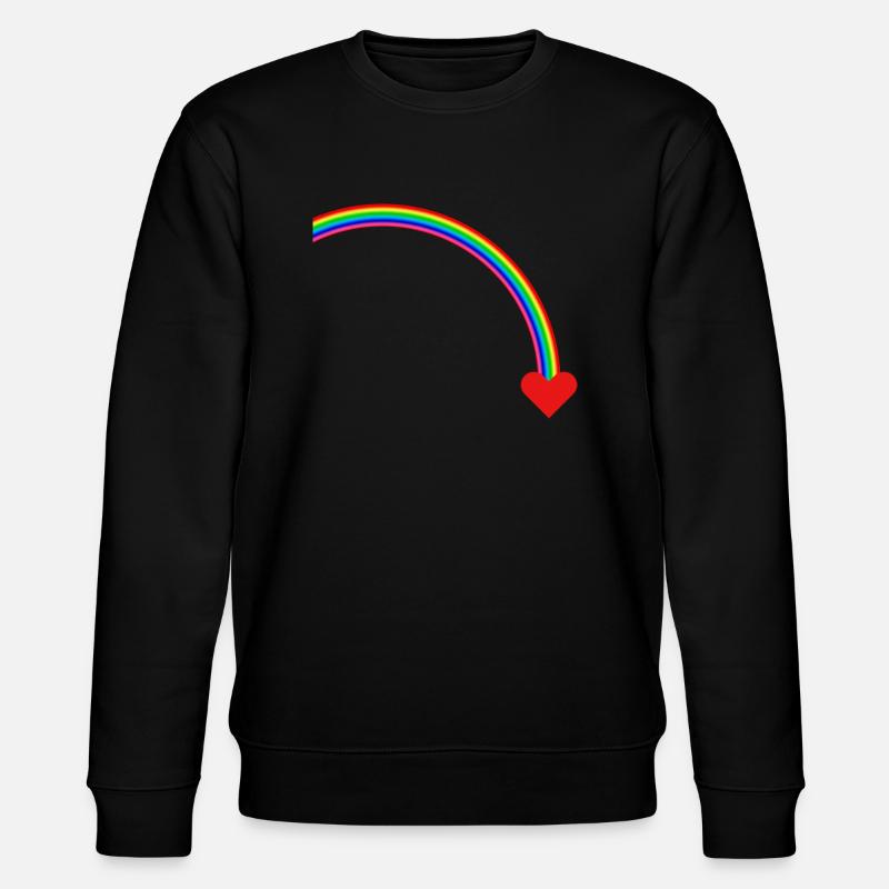 Rainbow - Stanley/Stella CHANGER Unisex Organic Sweatshirt - black