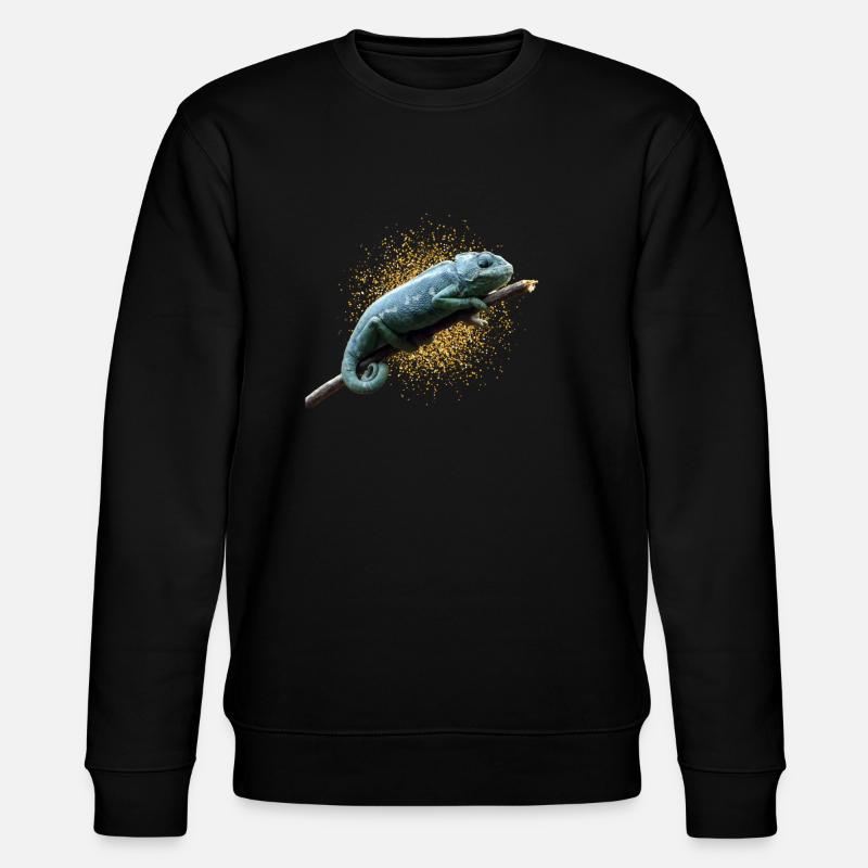Chamäleon - Stanley/Stella Unisex Bio-Sweatshirt CHANGER  - Schwarz