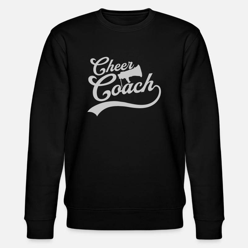 Cheer Coach Megafon sprechen - Stanley/Stella Unisex Bio-Sweatshirt CHANGER - Schwarz