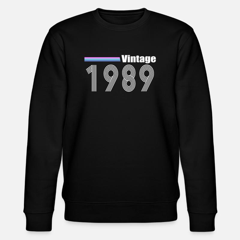 1989 - Stanley/Stella Unisex Bio-Sweatshirt CHANGER  - Schwarz
