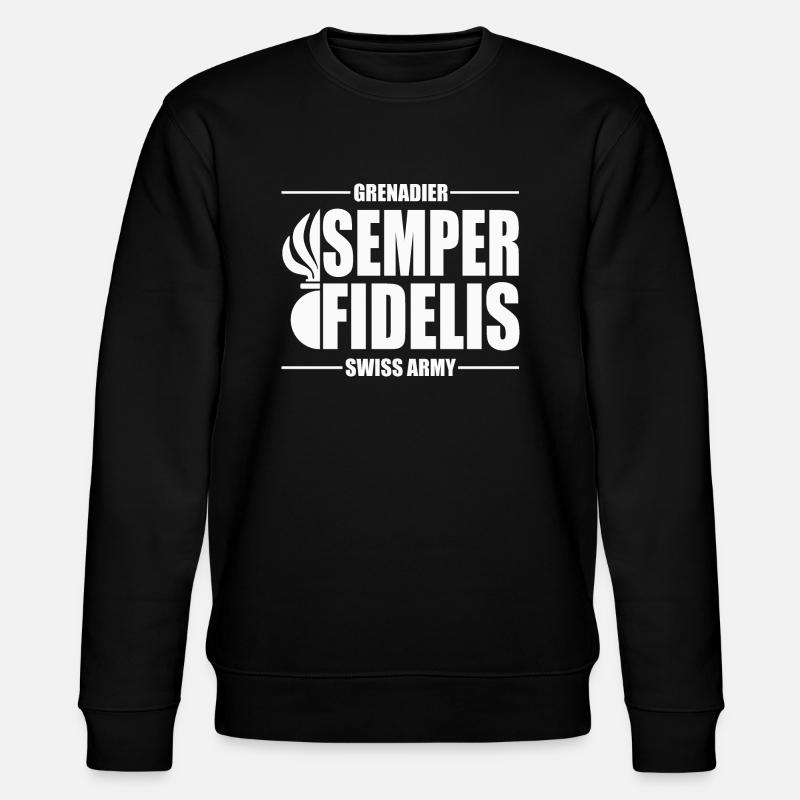 Grenadier - Stanley/Stella Unisex Bio-Sweatshirt CHANGER  - Schwarz