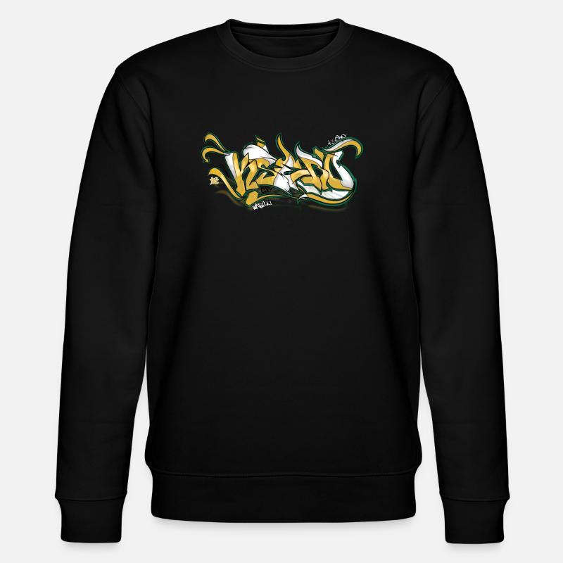 Graffiti-Stile - Stanley/Stella Unisex Bio-Sweatshirt CHANGER  - Schwarz