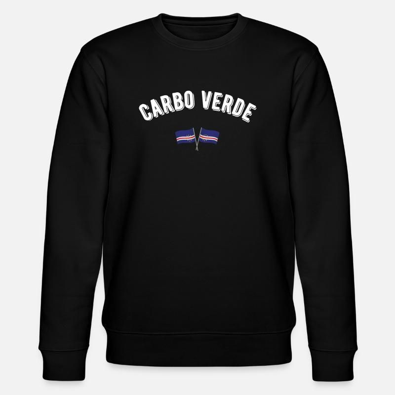 Carbo Verde - Stanley/Stella Unisex Bio-Sweatshirt CHANGER  - Schwarz