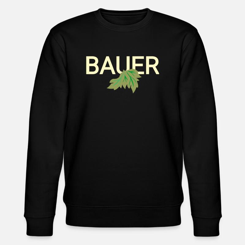 Bauer - Stanley/Stella Unisex Bio-Sweatshirt CHANGER  - Schwarz