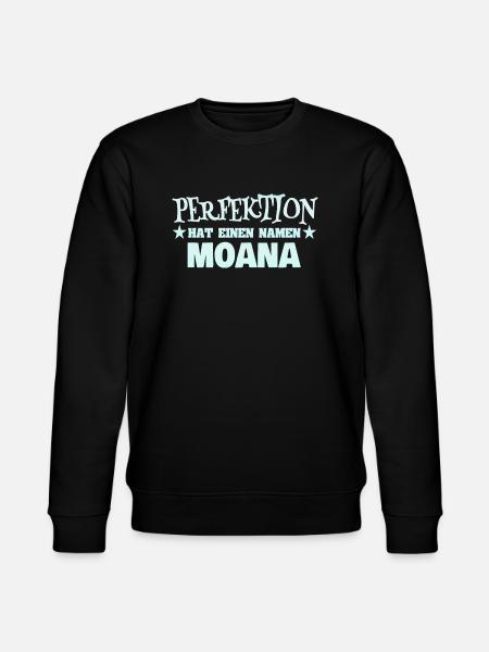 Woman's name Moana - Stanley/Stella CHANGER Unisex Organic Sweatshirt - black
