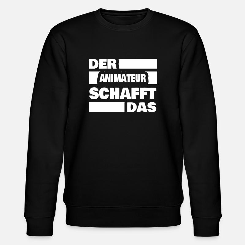 Animateur comme travail - Sweat bio CHANGER Stanley/Stella Unisexe - noir