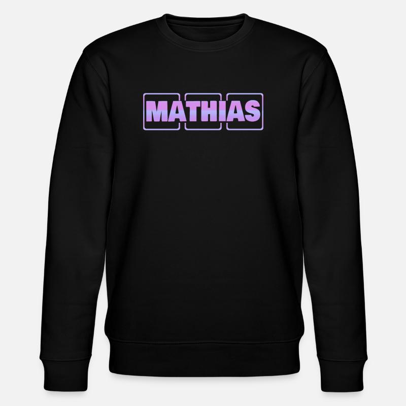 Schwangerschaft Mathias - Stanley/Stella Unisex Bio-Sweatshirt CHANGER  - Schwarz