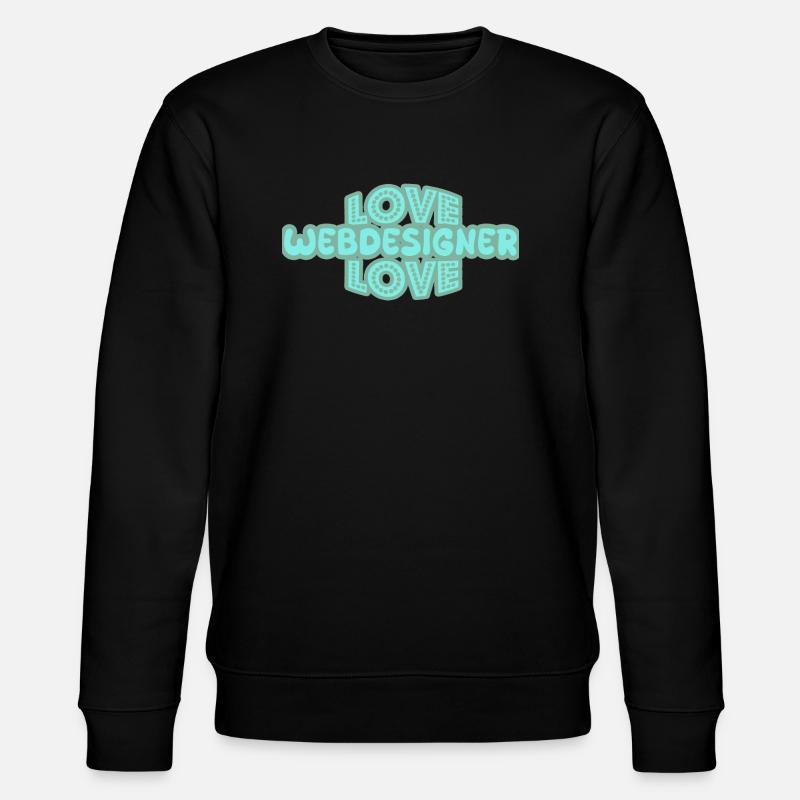 Spruch Webdesigner - Stanley/Stella Unisex Bio-Sweatshirt CHANGER  - Schwarz