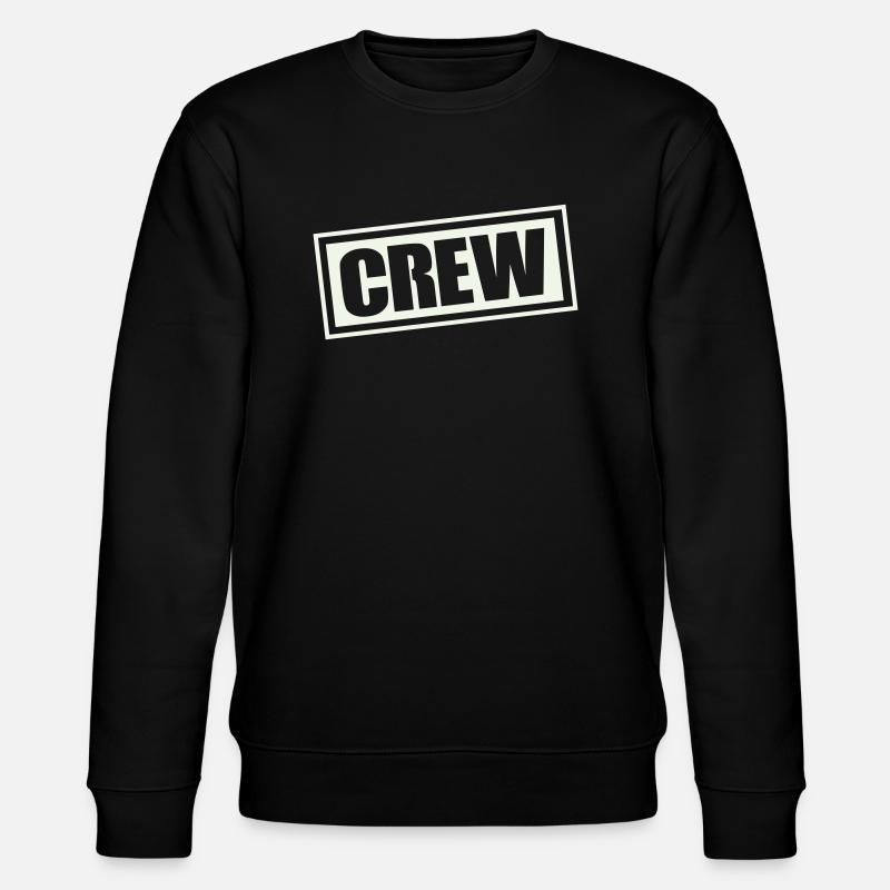 crew - Stanley/Stella Unisex Bio-Sweatshirt CHANGER  - Schwarz