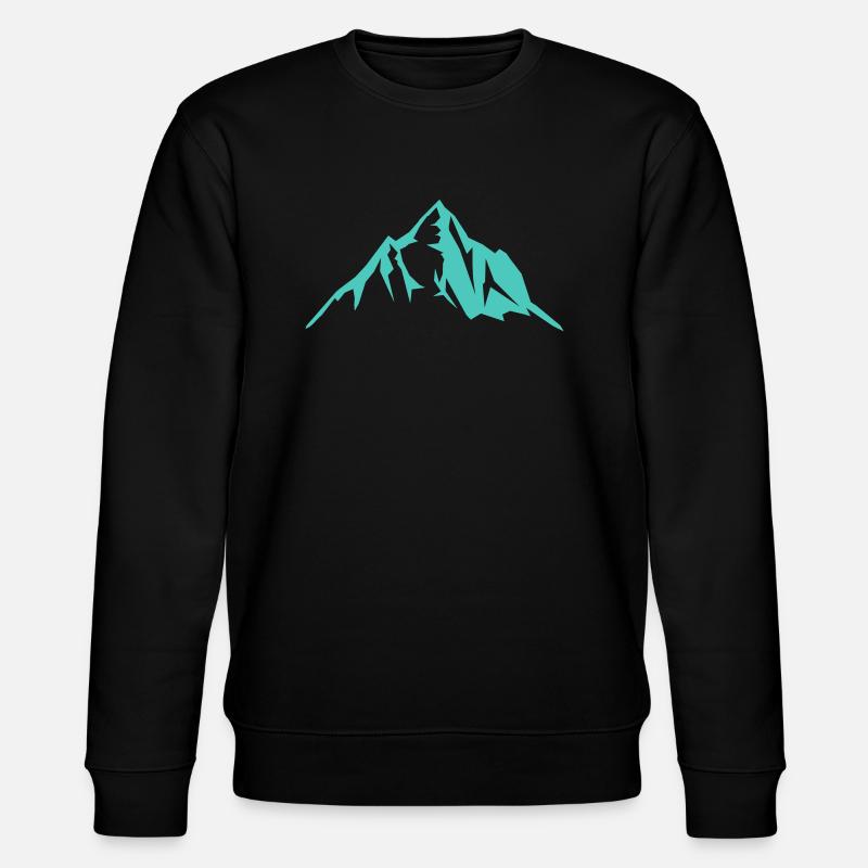berge berg - Stanley/Stella Unisex Bio-Sweatshirt CHANGER  - Schwarz