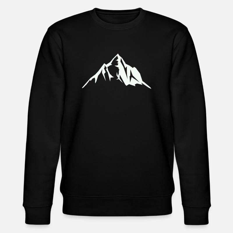 berge berg - Stanley/Stella Unisex Bio-Sweatshirt CHANGER  - Schwarz
