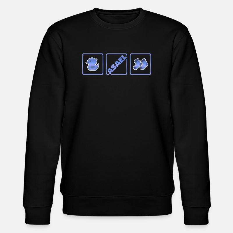 Asael als Geburt - Stanley/Stella Unisex Bio-Sweatshirt CHANGER  - Schwarz