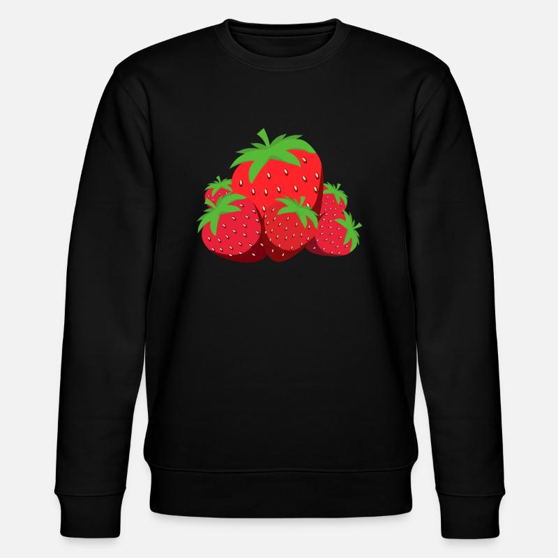 Strawberrys - Stanley/Stella Unisex Bio-Sweatshirt CHANGER  - Schwarz