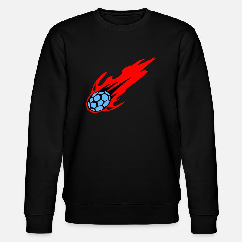 BURNING Handball - Stanley/Stella Unisex Bio-Sweatshirt CHANGER  - Schwarz