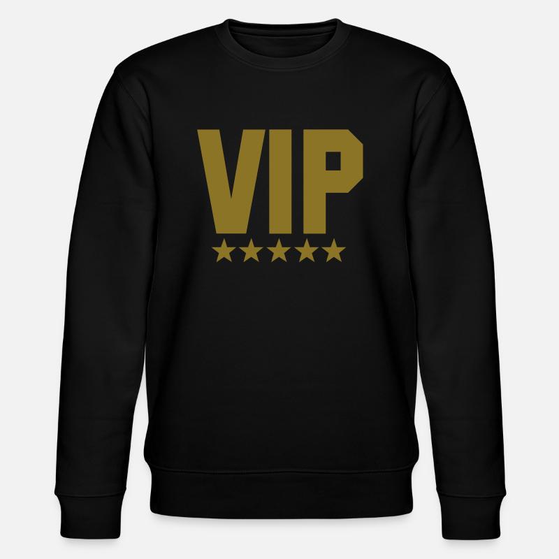 vip 5 star - Stanley/Stella Unisex Bio-Sweatshirt CHANGER  - Schwarz