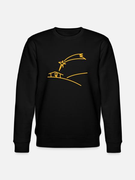 crib - Stanley/Stella CHANGER Unisex Organic Sweatshirt - black