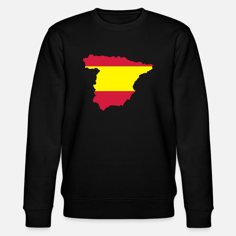 spanien - Stanley/Stella Unisex Bio-Sweatshirt CHANGER  - Schwarz