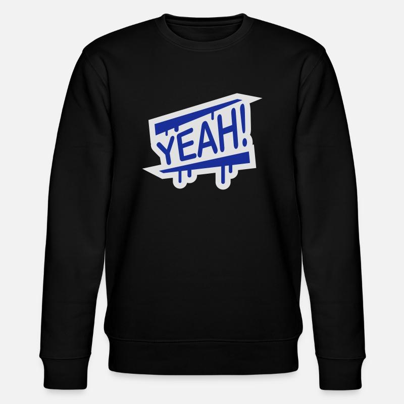 yeah_1f2 - Stanley/Stella Unisex Bio-Sweatshirt CHANGER  - Schwarz