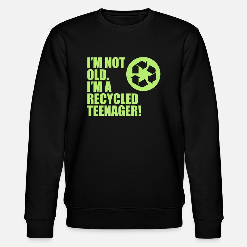 Recycelter Teenager - Stanley/Stella Unisex Bio-Sweatshirt CHANGER  - Schwarz