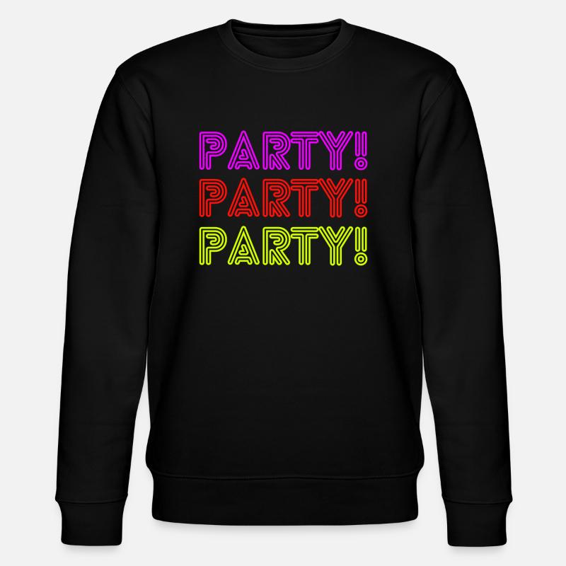 Party 1 - Stanley/Stella Unisex Bio-Sweatshirt CHANGER  - Schwarz