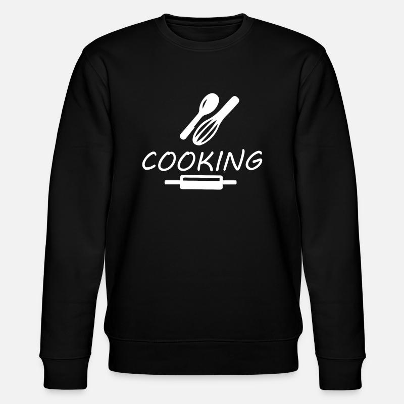 Cooking Bake Kitchen - Stanley/Stella CHANGER Unisex Organic Sweatshirt - black