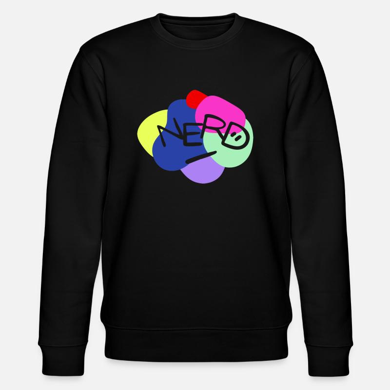 NERD - Stanley/Stella Unisex Bio-Sweatshirt CHANGER  - Schwarz